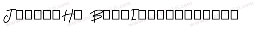 JabcedHy BoldItalic字体转换